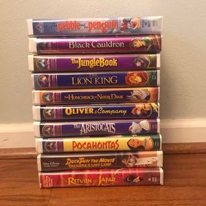 Disney VHS Tapes